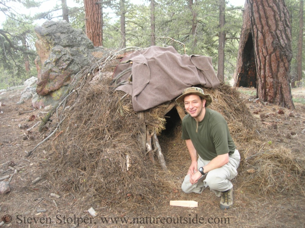 How to Build a Debris Hut - NatureOutside