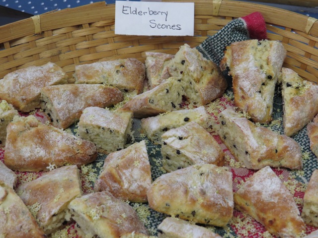 Elderberry scones