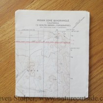 Folded USGS Topo Map