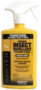 Permethrin is used to treat clothing