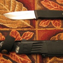 Fallkniven F1 with modified Zytel Sheath