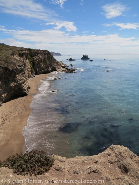 Looking down the coast from Arch Rock