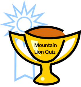 Mountain Lion Quiz