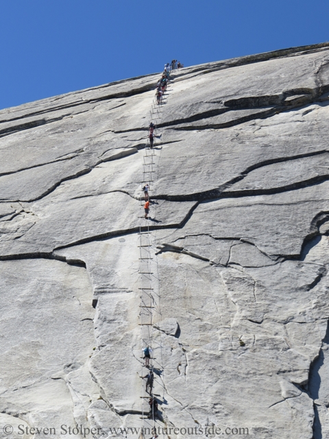 It is hard to convey the scale of the rock.