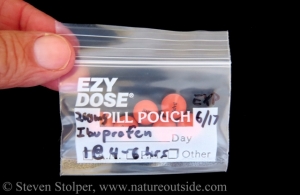 Individual refills are expensive. So I purchase medicine at the pharmacy and repackage them for my first aid kits. Always include the name of the medicine, expiration date, and dosage on the label.