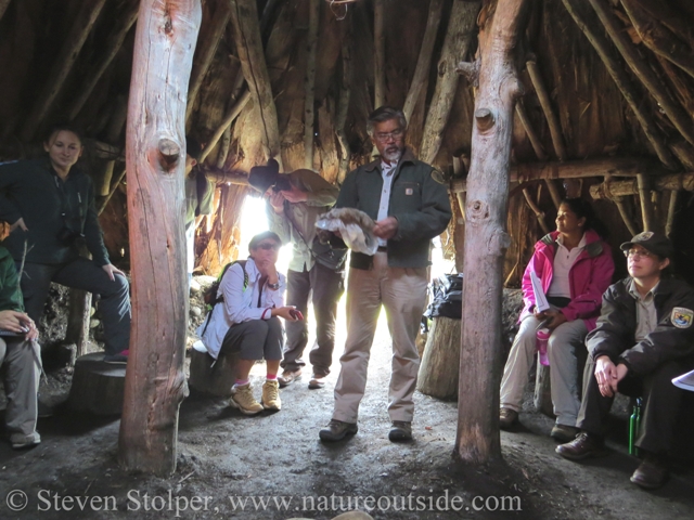 Pit house interior.