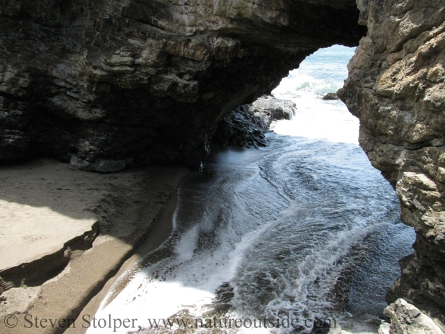 The arch underneath the trail.