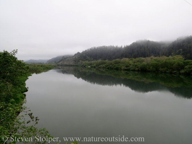 The Klamath River flows 263 miles through Oregon and northern California