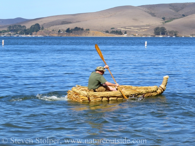 The boat wasn't fast. But it traveled faster than I expected when paddled hard.