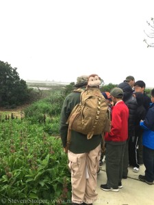 Adventure Monkey helps guide Tiger Scouts (seven years old) through a National Wildlife Refuge