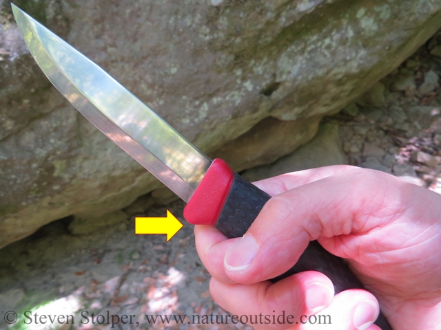 Mora knife finger guard