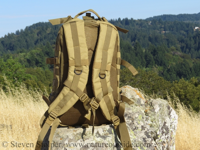 Exos-Gear Bravo backpack shoulder straps