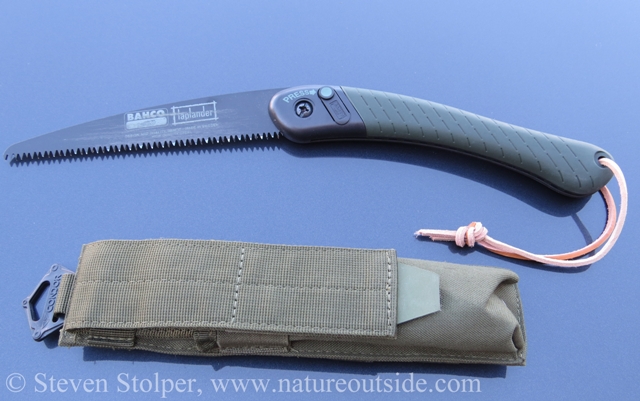 Bahco Laplander saw and pouch