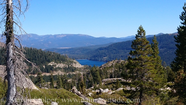 Donner Lake in the distance