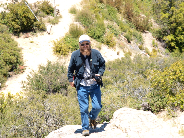Scott Peden hiking in Caslte Rock State Park