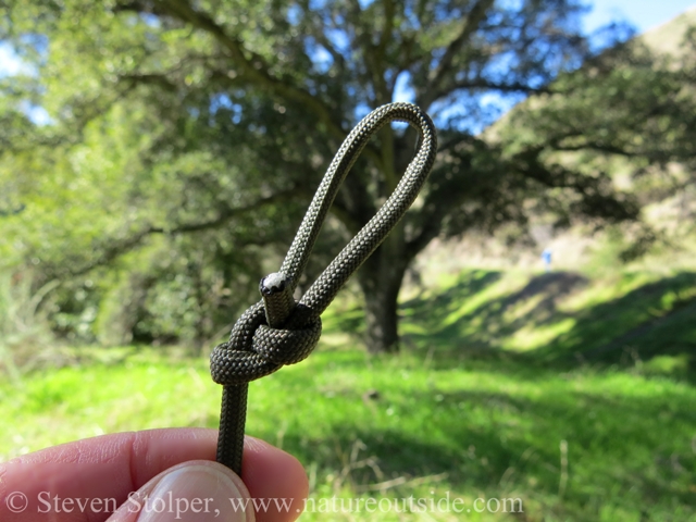 bowline in paracord