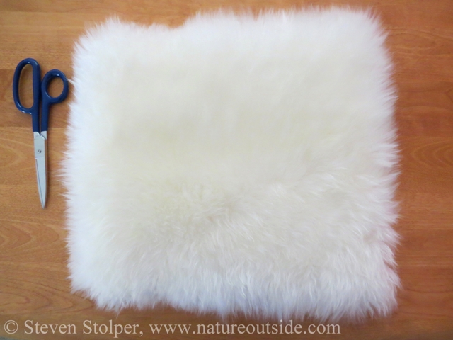 sheepskin square for sit pad