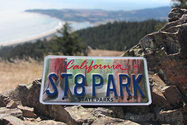 visit your state parks license plate