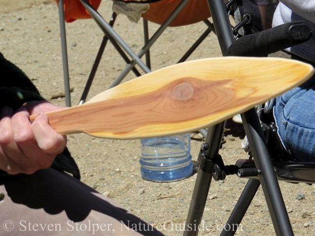cedar ceremonial canoe paddle