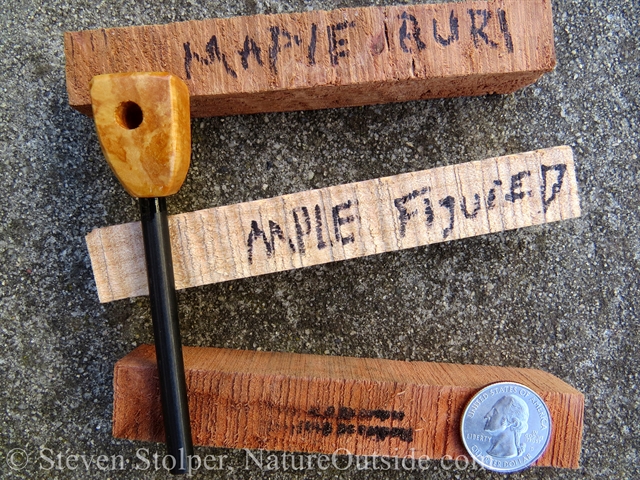 pen blanks and firesteel