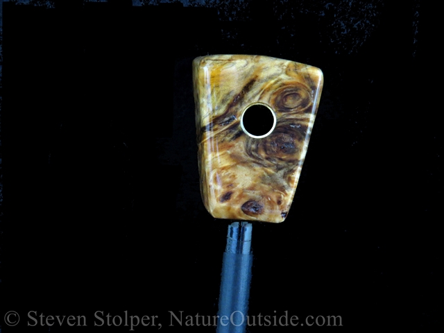 California Buckeye Burl firesteel handle