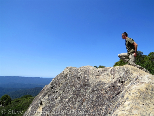 person on goat rock