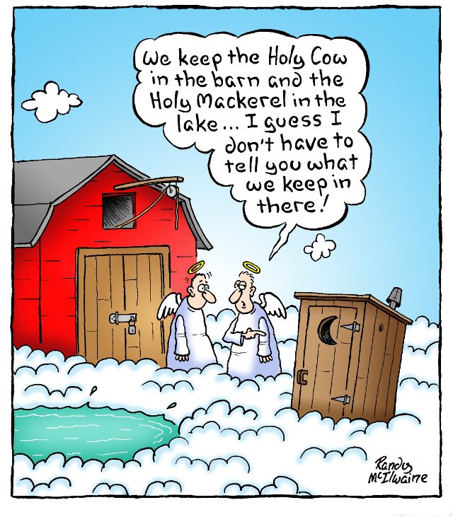 Outhouse Cartoon (Humor) - NatureOutside