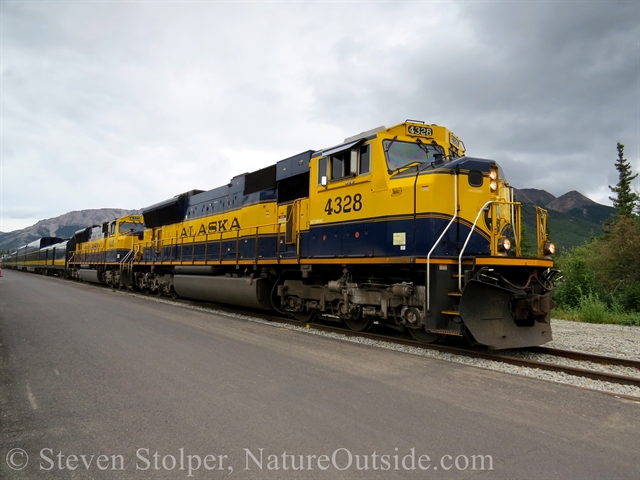 alaska railroad train