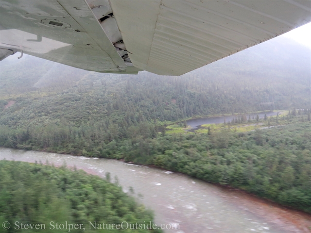 view from airplane