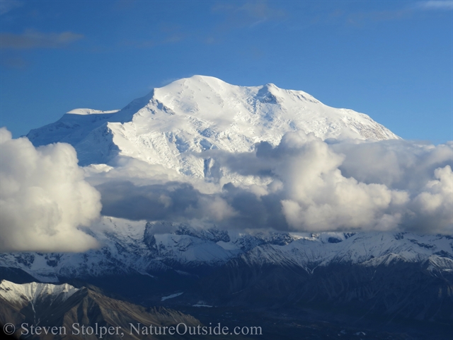 Mt. Denali and clouds