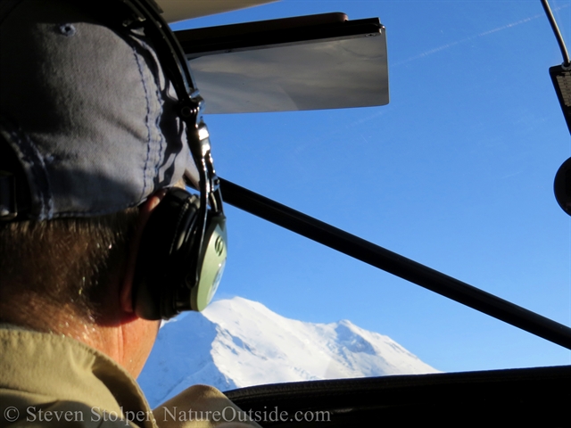 cockpit view of mt. denali