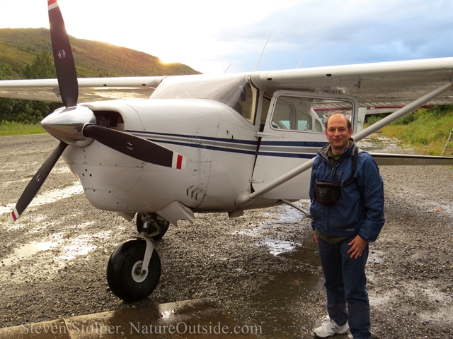 person and cessna 206