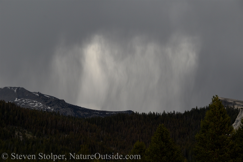 Rain in the mountains