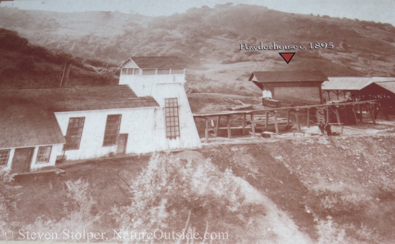old picture of powder house