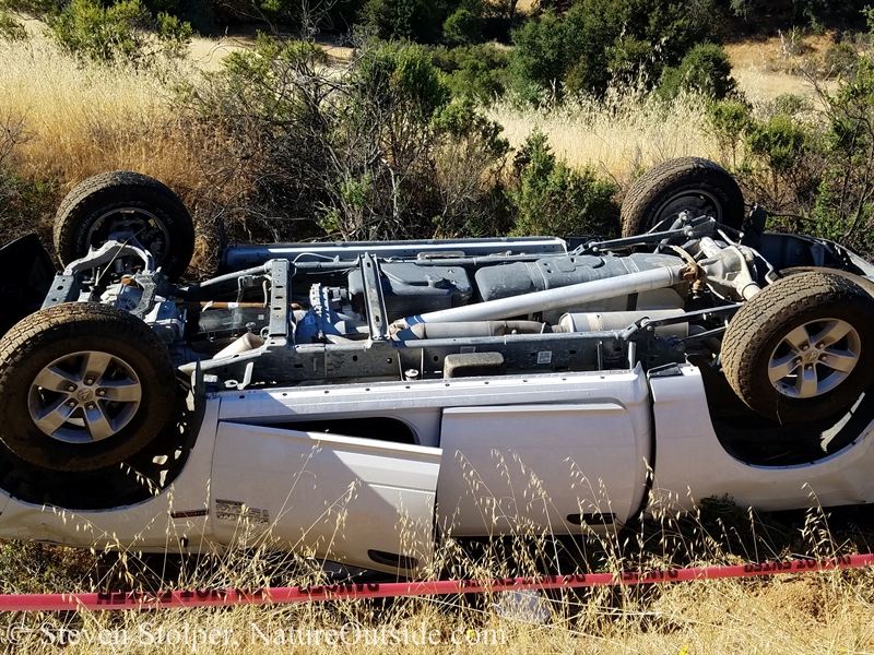 upside-down truck