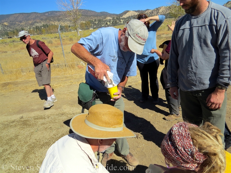 Jim teaching us to cast tracks in plaster